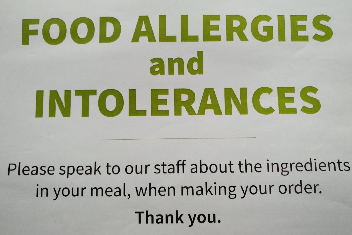 Any llergens please ask