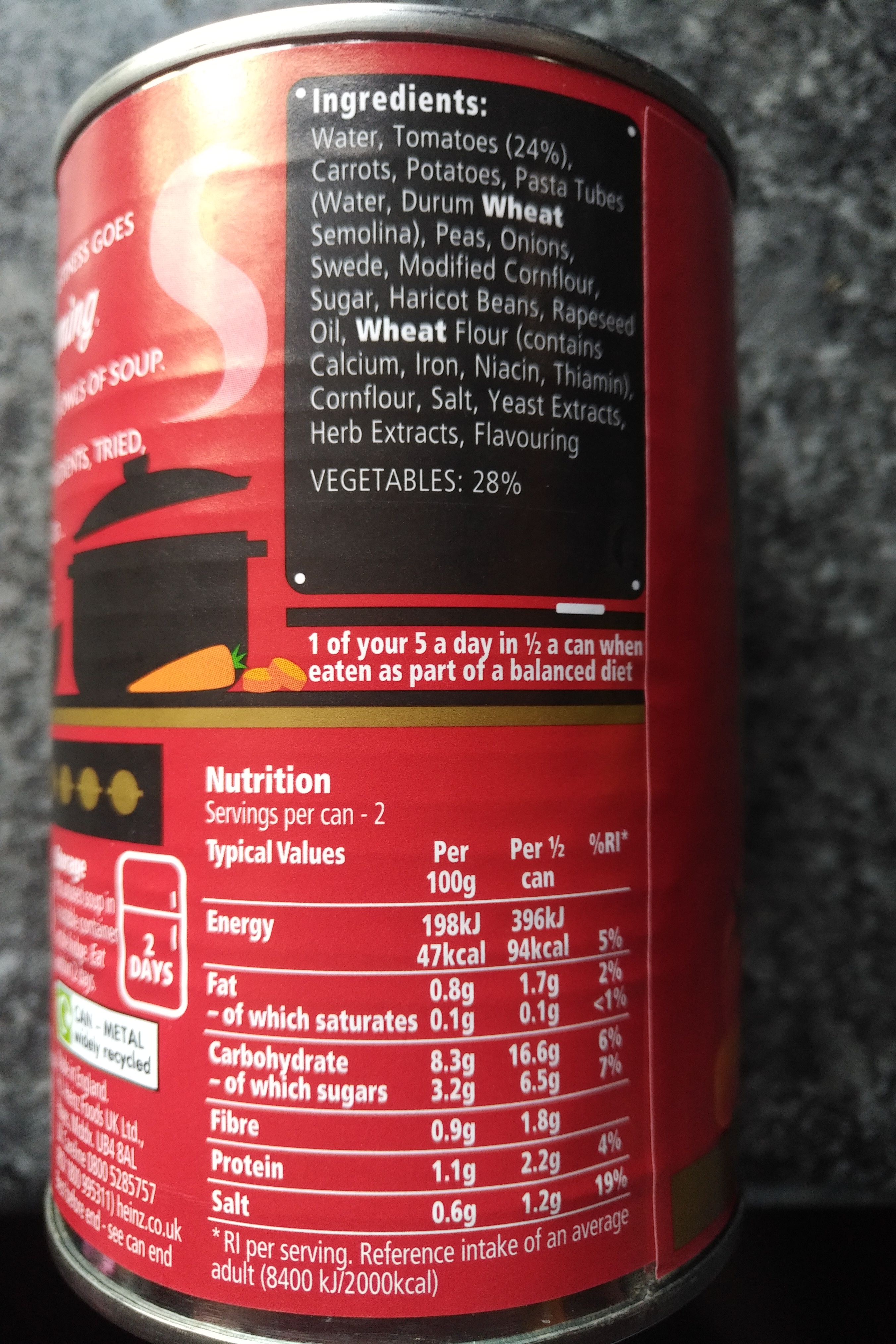 Heinz Vegetable Soup